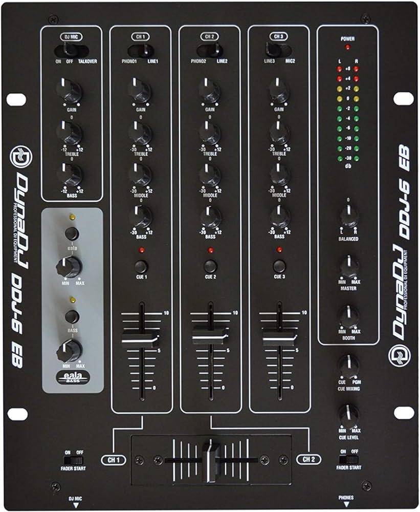 DynaTech DDJ DJ Mixer Series, DDJ-6EB