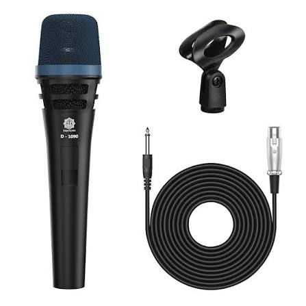 Digimore D-1090 Wire Microphone Ideal for Vocals, Singing, Live Performance & Public Gatherings