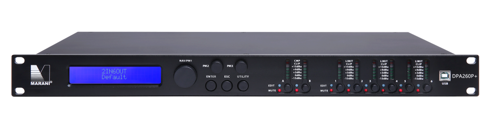 MARANI DPA260P+ 2-IN/6-OUT Speaker Management